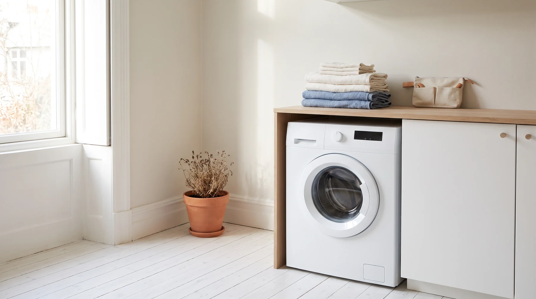Laundry appliance in home