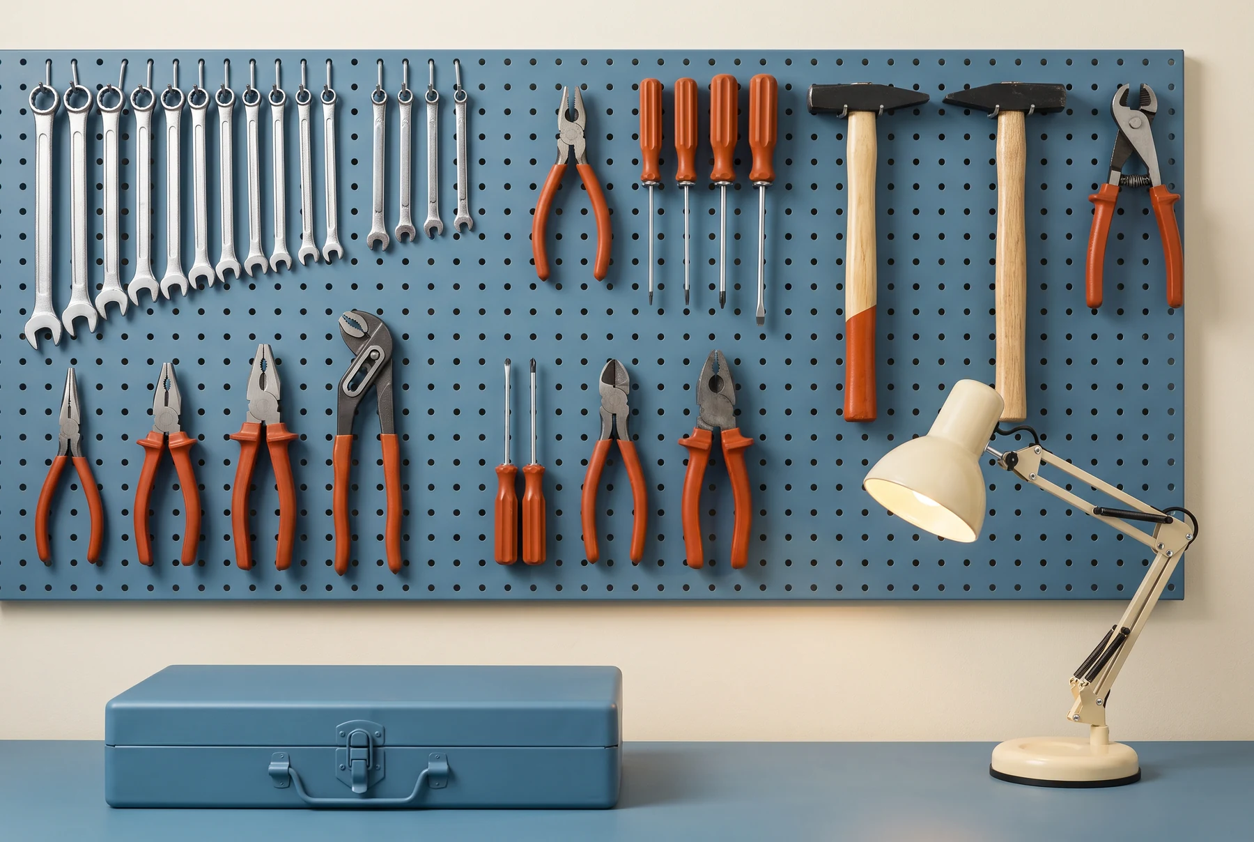 Organised appliance repair tools