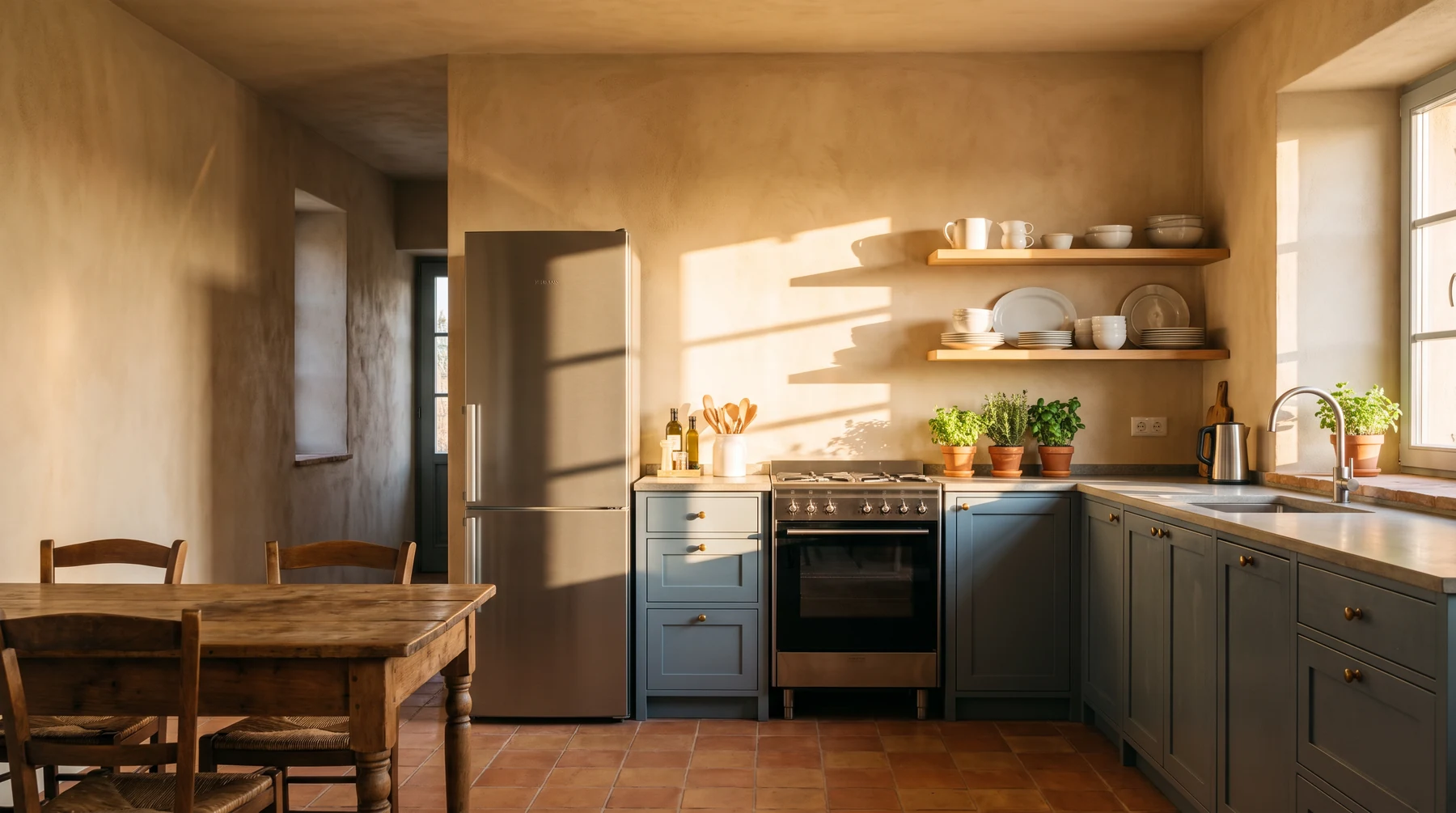 Clean kitchen appliances